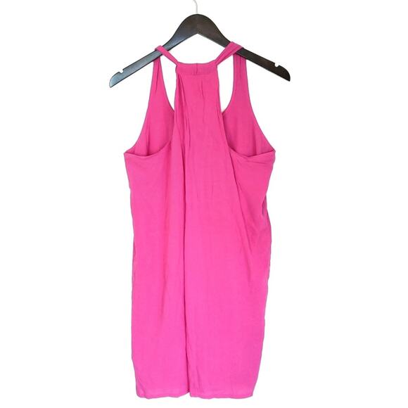 SPLENDID gauze box pleat back pink sleeveless shift tank dress Size XS NEW - Picture 2 of 7